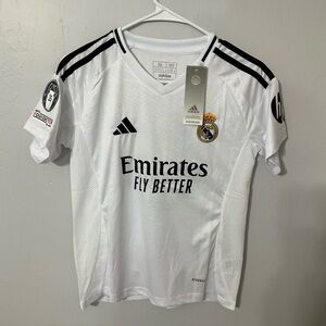 Real Madrid Kids Set Mbappe 2024  Jersey And Short Size M(26)